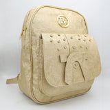 Girls Backpack 6562 - Golden, Kids, Kids Bags, Chase Value, Chase Value