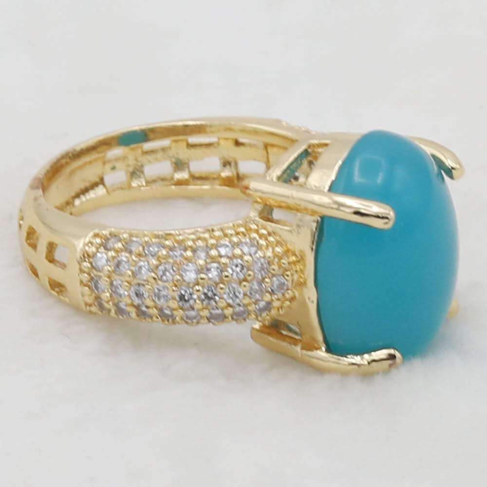 Women's Fancy Ring - Sea Green, Women, Finger Rings, Chase Value, Chase Value