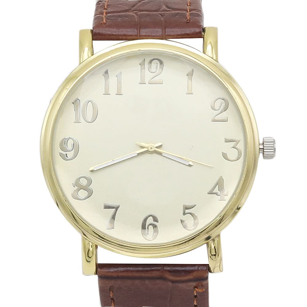 Men's Watch - Brown & Golden, Men, Watches, Chase Value, Chase Value