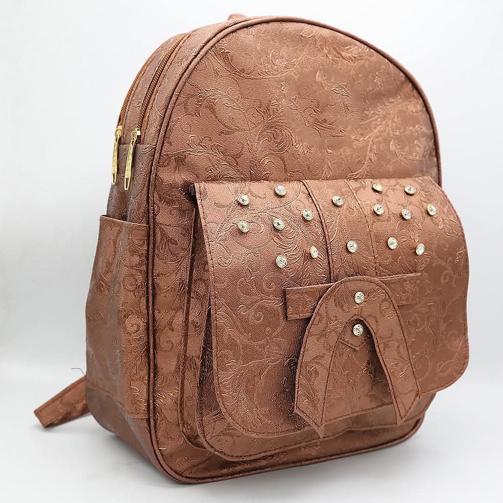 Girls Backpack 6562 - Copper, Kids, Kids Bags, Chase Value, Chase Value