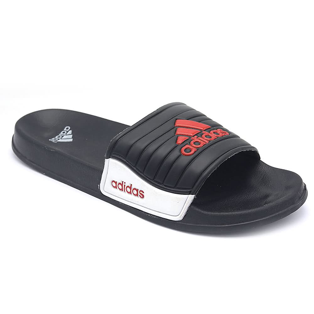Mens Slipper 2058-56 - Black -White, Men, Slippers, Chase Value, Chase Value
