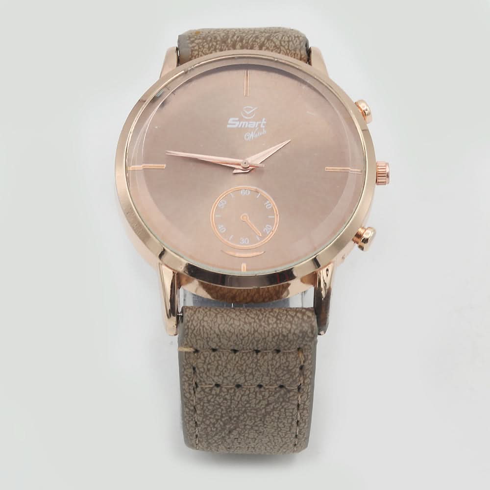 Men's Analog Strap Watch - Beige, Men, Watches, Chase Value, Chase Value