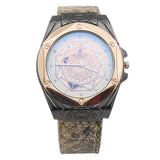 Men's Analog Strap Watch - Beige & Black, Men, Watches, Chase Value, Chase Value