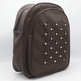 Girls Backpack ZH-234 - Dark Brown, Kids, School And Laptop Bags, Chase Value, Chase Value