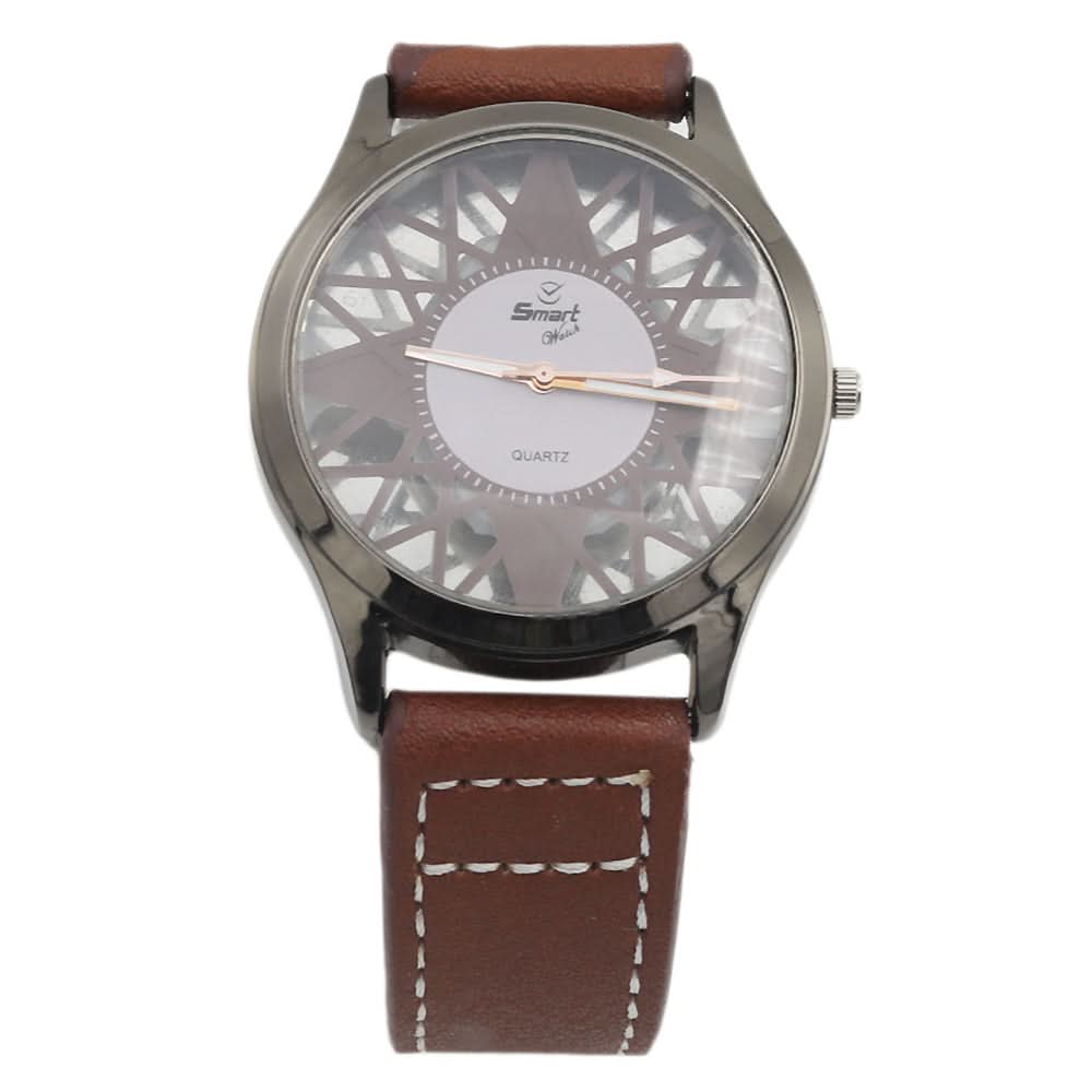 Men's Skeleton Strap Watch - Brown, Men, Watches, Chase Value, Chase Value