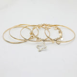 Women's Bangles - Golden, Women, Bangles & Bracelets, Chase Value, Chase Value