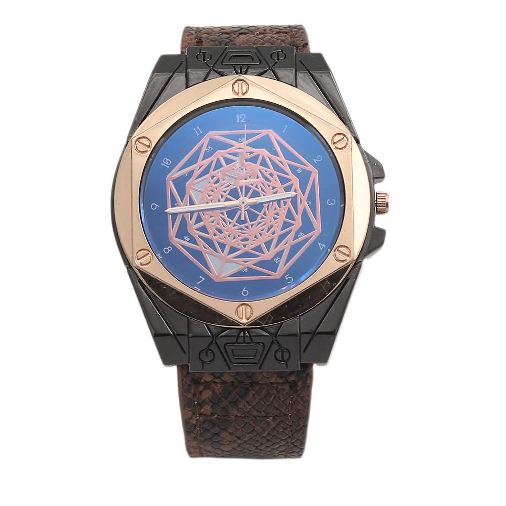 Men's Analog Strap Watch - Coffee, Men, Watches, Chase Value, Chase Value