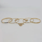 Women's Bangle - Golden, Women, Bangles & Bracelets, Chase Value, Chase Value