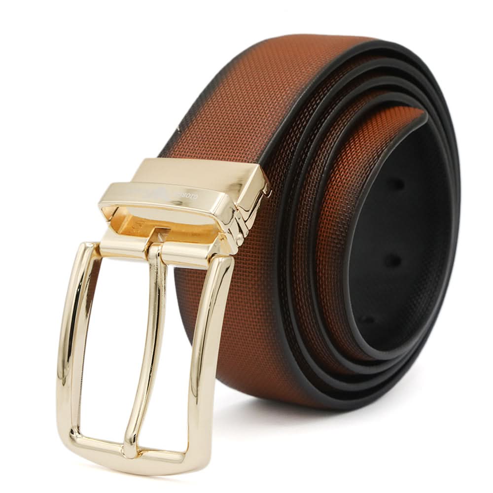 Men's Belt - Golden, Men, Belt, Chase Value, Chase Value