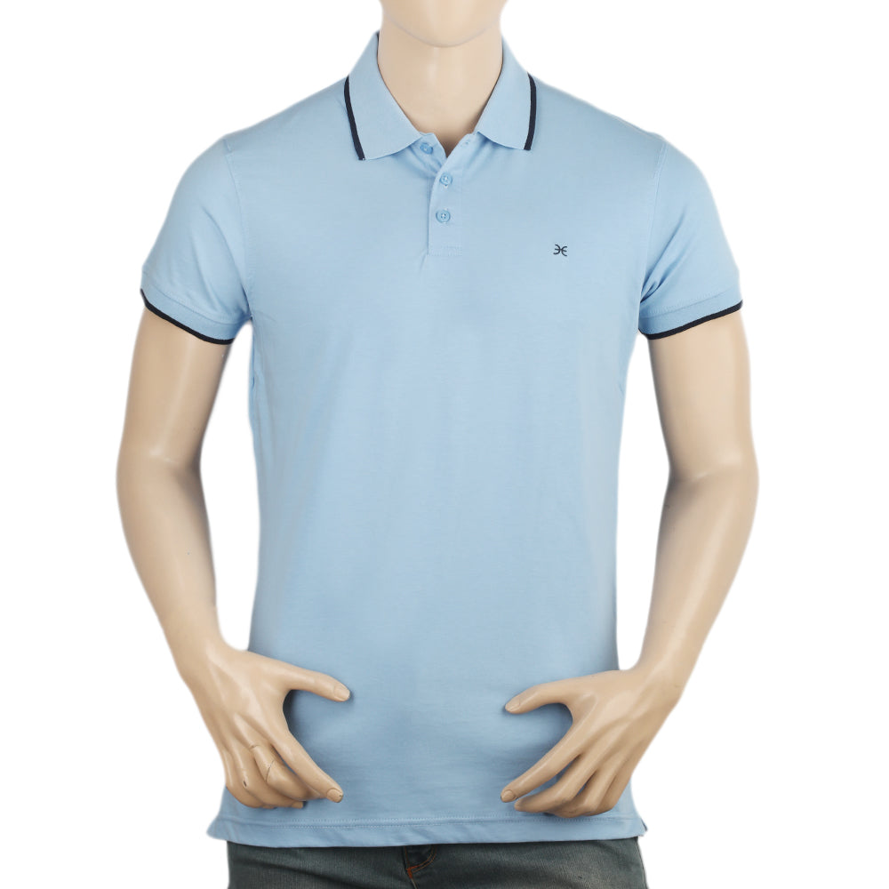 Eminent Men's Half Sleeves Polo T-Shirt - Sky Blue, Men, T-Shirts And Polos, Eminent, Chase Value