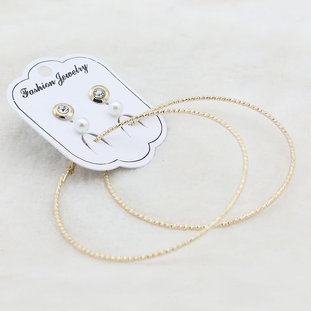 Women's Ear Bali - Golden, Women, Earrings & Tops, Chase Value, Chase Value