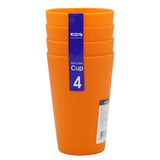 Biokips Glass 4Pcs - Orange, Home & Lifestyle, Glassware & Drinkware, Chase Value, Chase Value