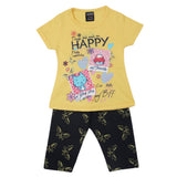 Girls Pajama Suit - Yellow, Kids, Girls Sets And Suits, Chase Value, Chase Value