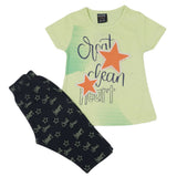 Girls Pajama Suit - Light Green, Kids, Girls Sets And Suits, Chase Value, Chase Value