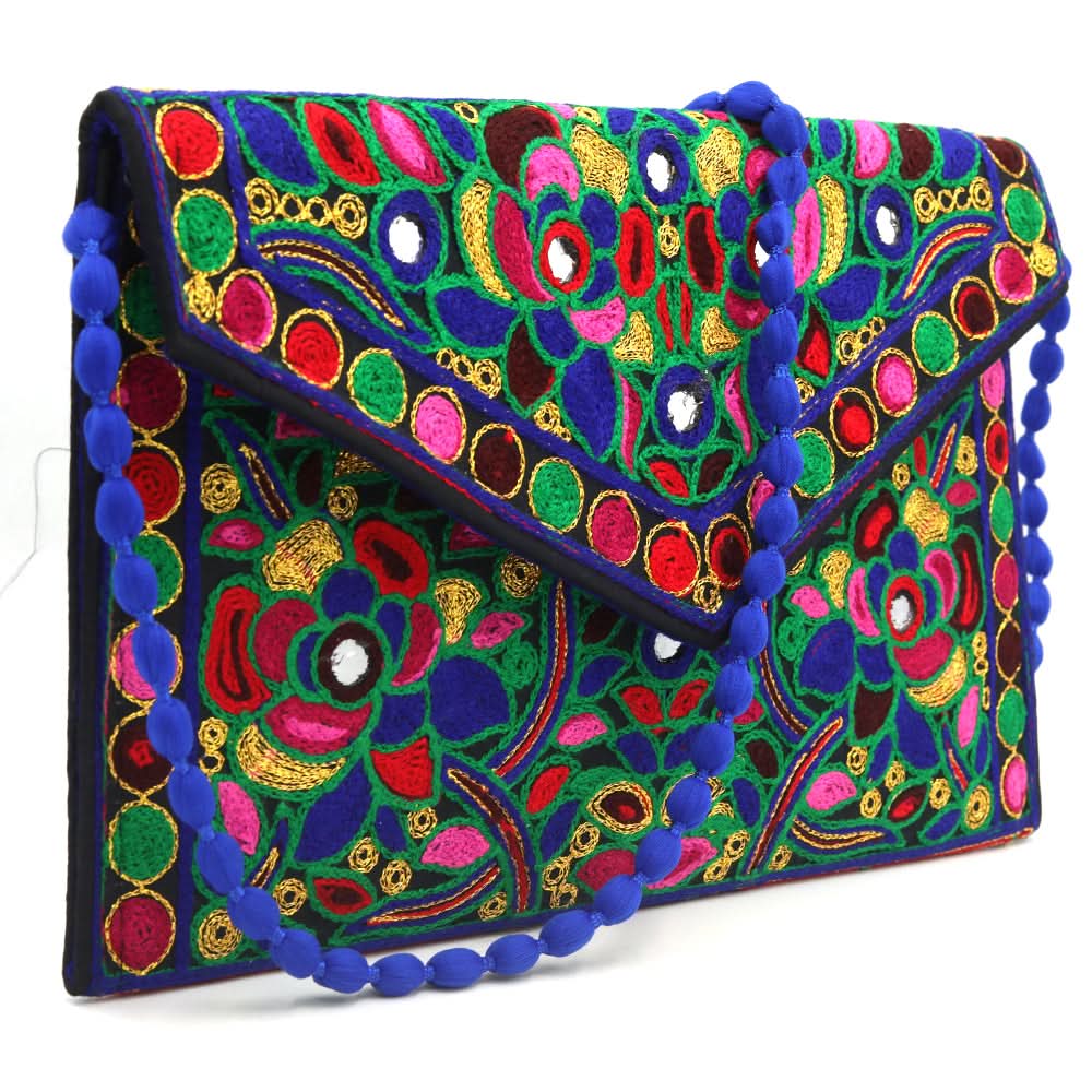 Women's Fancy Clutch 06-2 Flower - Multi, Women, Clutches, Chase Value, Chase Value