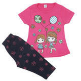 Girls Pajama Suit - Dark Pink, Kids, Girls Sets And Suits, Chase Value, Chase Value