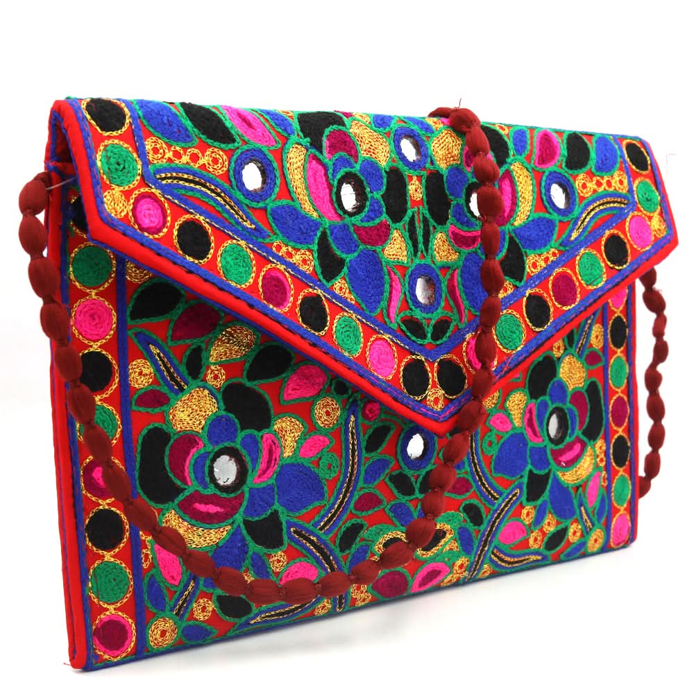 Women's Fancy Clutch 06-2 Flower - Multi, Women, Clutches, Chase Value, Chase Value