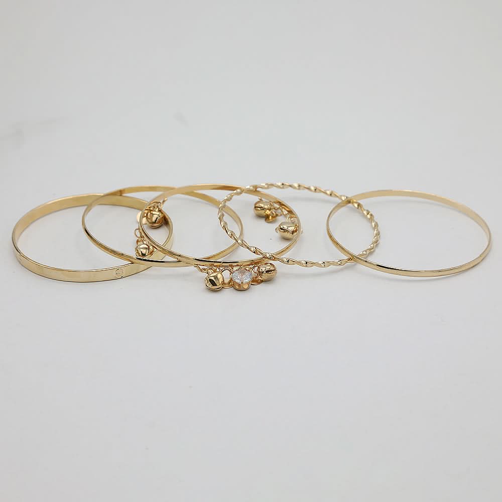 Women's Bangles - Golden, Women, Bangles & Bracelets, Chase Value, Chase Value