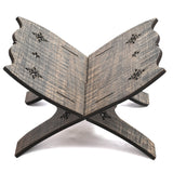 Quran Box Wooden With Rehal - Grey, Home & Lifestyle, Accessories, Chase Value, Chase Value
