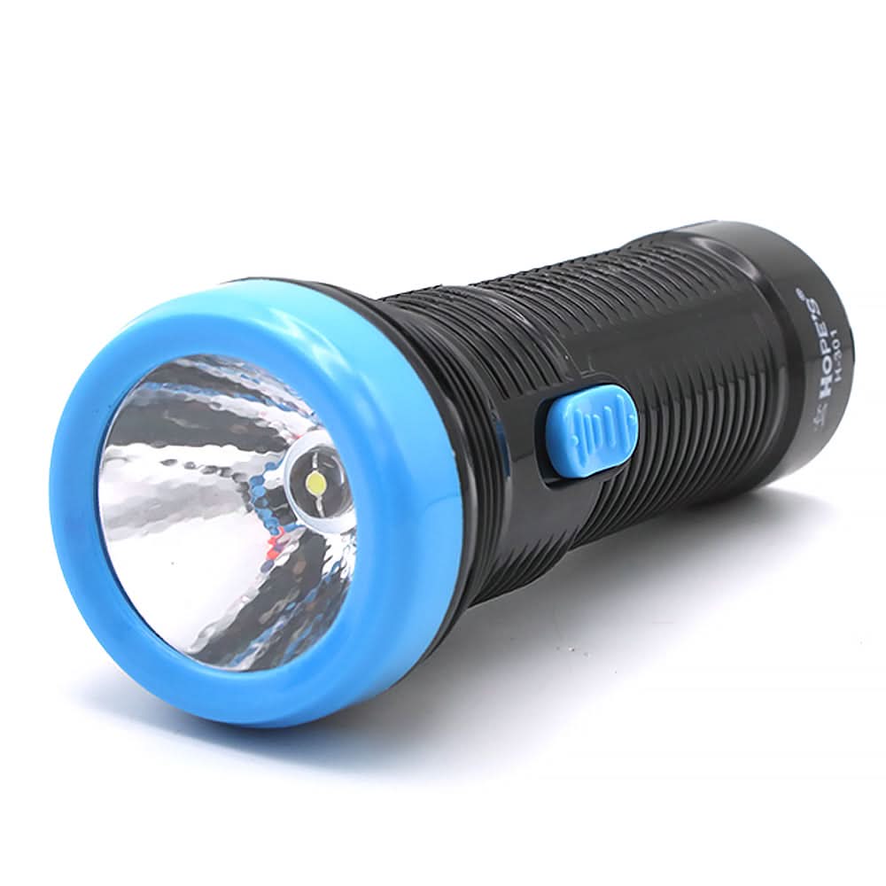 Hopes 1 LED Torch H-301 - Blue, Home & Lifestyle, Emergency Lights & Torch, Chase Value, Chase Value
