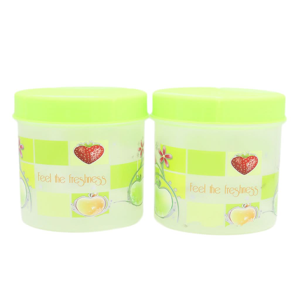 Spice Jumbo Jar 2 Pcs - Green, Home & Lifestyle, Storage Boxes, Chase Value, Chase Value