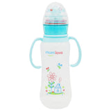 Mum Love Baby Bottle with Handle Ring 300ml B0327-B - Sky Blue, Kids, Feeding Supplies, Chase Value, Chase Value