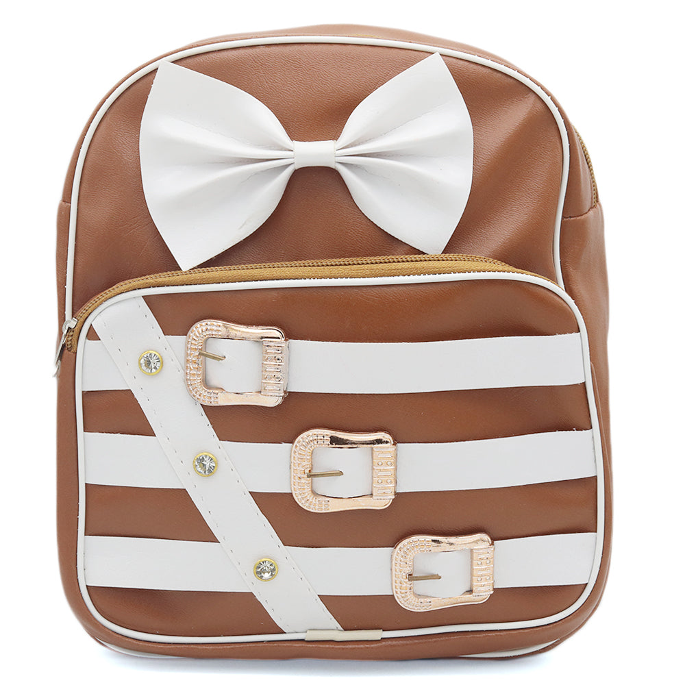 Girls Bag pack 7802 - Brown, Kids, Kids Bags, Chase Value, Chase Value
