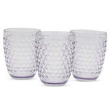 Diamond Glass 3 Pcs Pack - Light Grey, Home & Lifestyle, Glassware & Drinkware, Chase Value, Chase Value