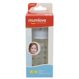 Mum Love Glass Bottle 125ml B0397 - Light Blue, Kids, Feeding Supplies, Chase Value, Chase Value