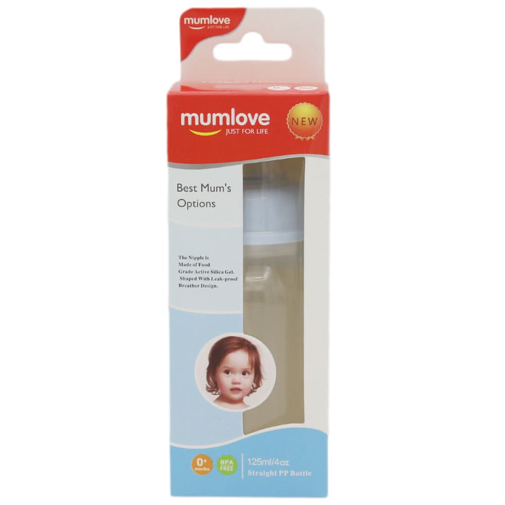 Mum Love Auto Feeding Bottle 125ml B401-B - Light Blue, Kids, Feeding Supplies, Chase Value, Chase Value