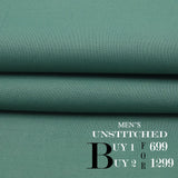 Men Wash & Wear Suit Fabric - Sea Green, Men, Unstitched Fabric, Chase Value, Chase Value
