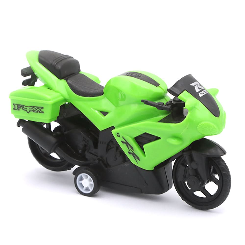Kids Motor Bike - Green, Kids, Non-Remote Control, Chase Value, Chase Value