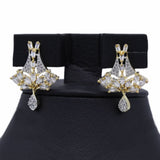 Women's American Diamond Locket Set - Golden, Women, Jewellery Set, Chase Value, Chase Value