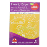 How To Draw Aussie Animals & Cartoon Characters, Kids, Kids Colouring Books, Chase Value, Chase Value