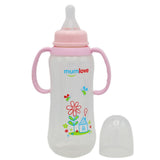 Mum Love Baby Bottle with Handle 300ml B806-B - Pink, Kids, Feeding Supplies, Chase Value, Chase Value
