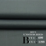 Men Wash & Wear Suit Fabric - Steel Grey, Men, Unstitched Fabric, Chase Value, Chase Value