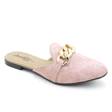 Women's Backless Slipper F-08 - Peach, Women, Slippers, Chase Value, Chase Value