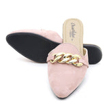 Women's Backless Slipper F-08 - Peach, Women, Slippers, Chase Value, Chase Value