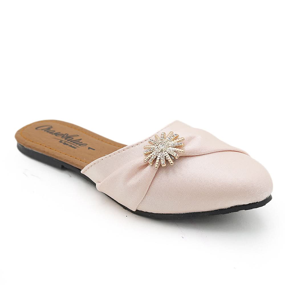 Girls Backless Slipper - Pink, Kids, Girls Slippers, Chase Value, Chase Value