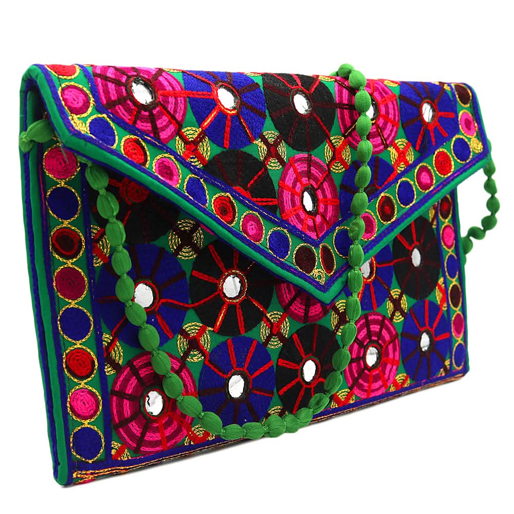 Women's Fancy Clutch 06-3 Circle - Multi, Women, Clutches, Chase Value, Chase Value