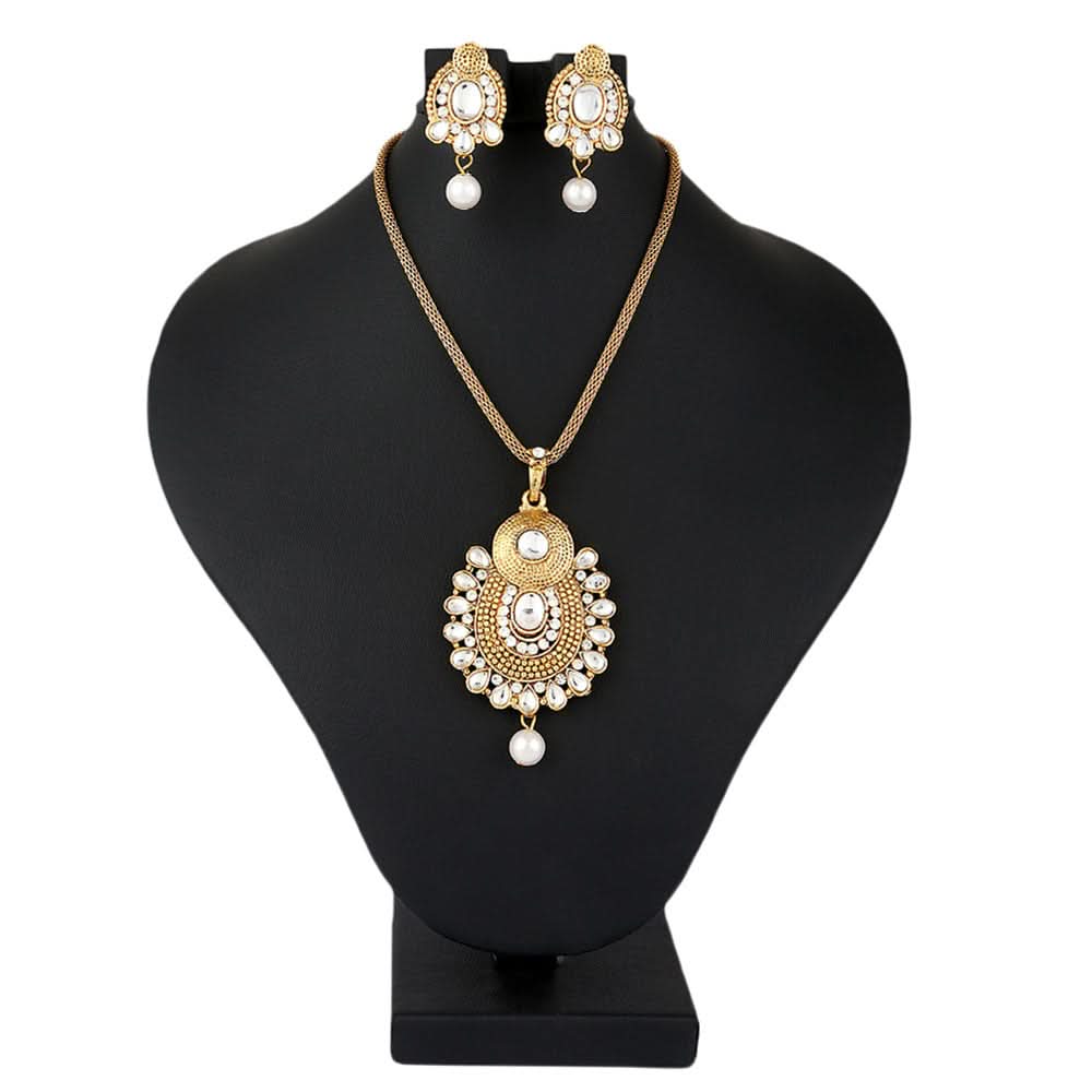 Women's Fancy Jewellery Set - Golden - test-store-for-chase-value