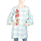 Women's Embroidered Kurti - Green, Women, Ready Kurtis, Chase Value, Chase Value