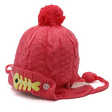 Kids Woolen Cap - Dark Pink, Girls Caps & Gloves, Chase Value, Chase Value