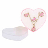 Girls Locket Set - Dark Pink, Kids, Jewellery Sets, Chase Value, Chase Value