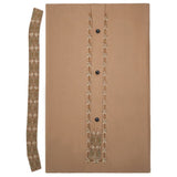 Men's Mashriq Embroidered Un-Stitched Suit - Dark Brown, Men, Unstitched Fabric, Chase Value, Chase Value
