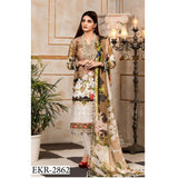 Floriani Viscose ChickenKari Embroidered Unstitched 3Pcs Suit - EKR-2862, Women, 3Pcs Shalwar Suit, Rana Arts, Chase Value