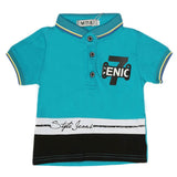 Boys Half Sleeves Polo T-Shirt - Blue, Kids, Boys T-Shirts, Chase Value, Chase Value