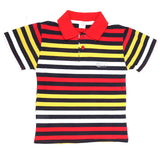 Boys Yarn Dyed T-Shirt - Red, Kids, Boys T-Shirts, Chase Value, Chase Value