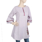 Women's Strip Cotton Kurti - Pink, Women, Ready Kurtis, Chase Value, Chase Value