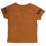 Boys Half Sleeves T-Shirt - Camel, Kids, Boys T-Shirts, Chase Value, Chase Value